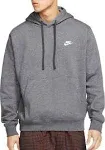 Men's Nike Sportswear Club Fleece Pullover Hoodie, Size: Medium, Charcoal Heather