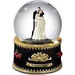 Phantom of The Opera Phantom and Christine Rotating Water Globe