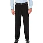 Haggar Men's Mynx Gabardine Pleat Front Dress Pant Classic Fit 11111836245, Size ...