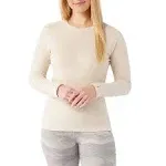 Smartwool Women's Classic Thermal Merino Base Layer Crew Almond Heather / L