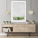 Achim GII Luna 2-in Slat Width 32-in x 64-in Cordless White Vinyl Light Filtering Horizontal Blinds