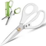 Professional Kitchen Shears,Multi Purpose Scissors - Premium Heavy Duty Shears Ultra Sharp Stainless Steel Shears(2 Pack)