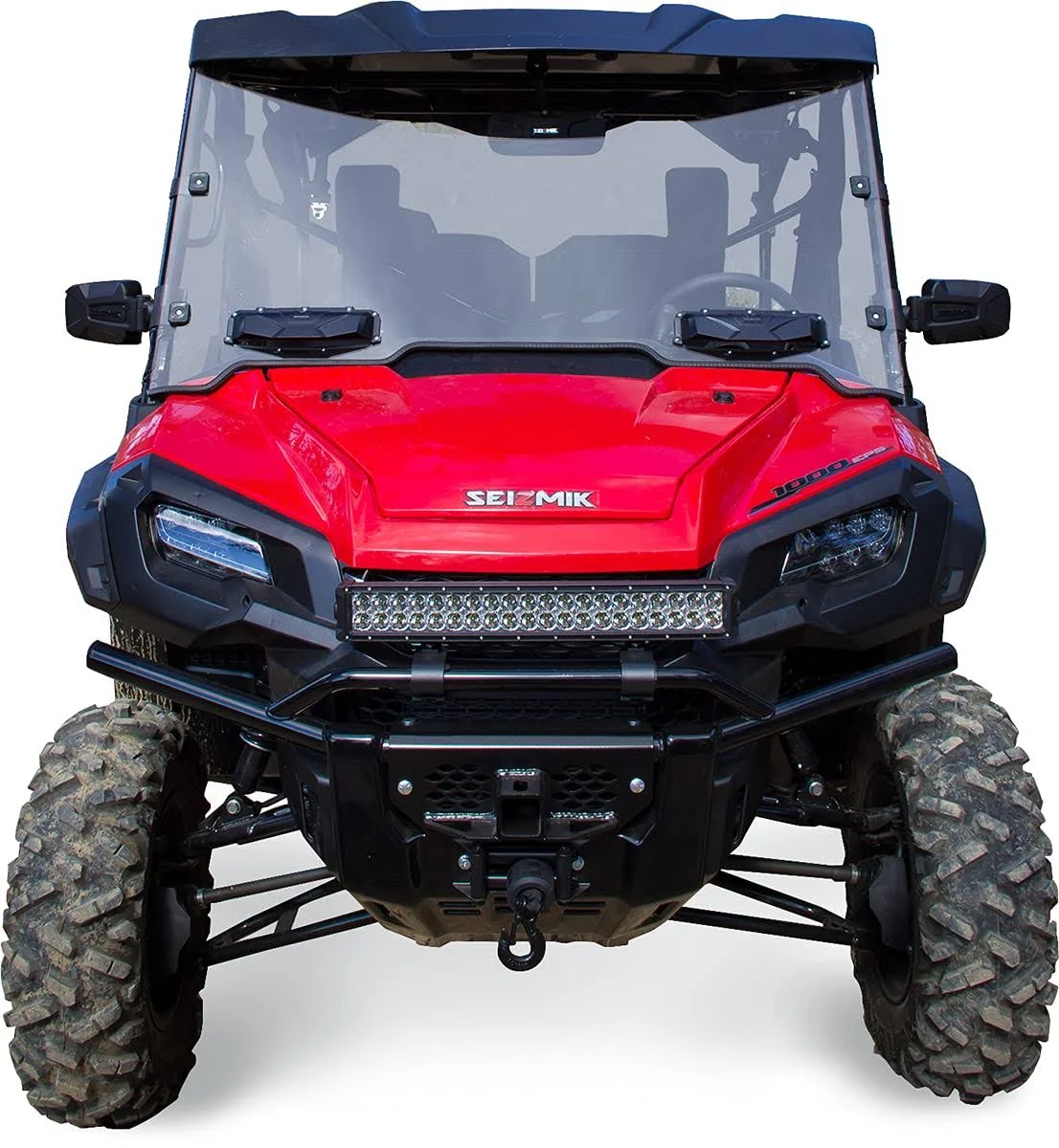 Seizmik Versa-Vent Front Windshield for Honda Pioneer 1000 Side by Side UTV | Double Hard Coated | Scratch Resistant | Compatible with 2016-2021 Models