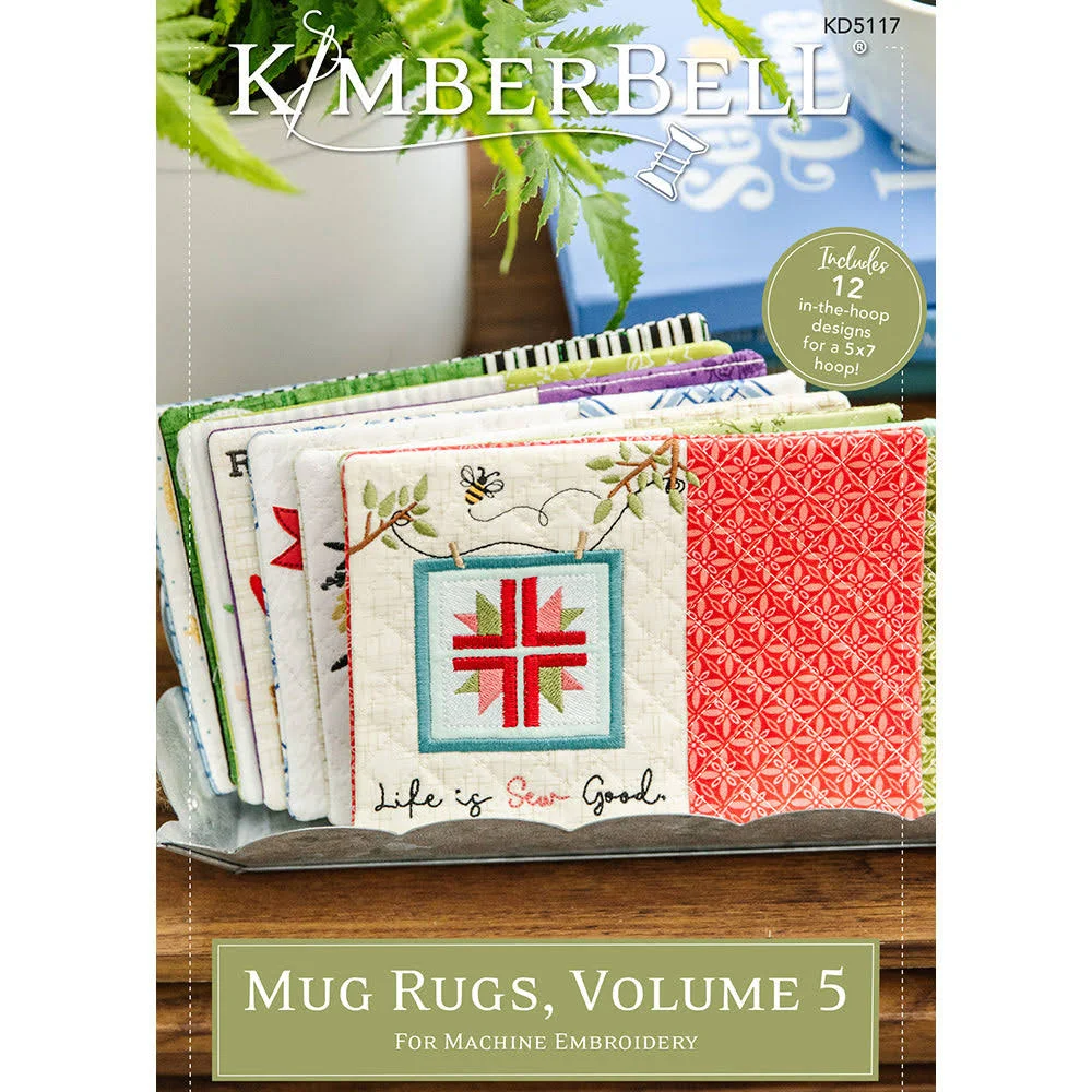 Mug Rugs Volume 5 By Kimberbell - Machine Embroidery CD