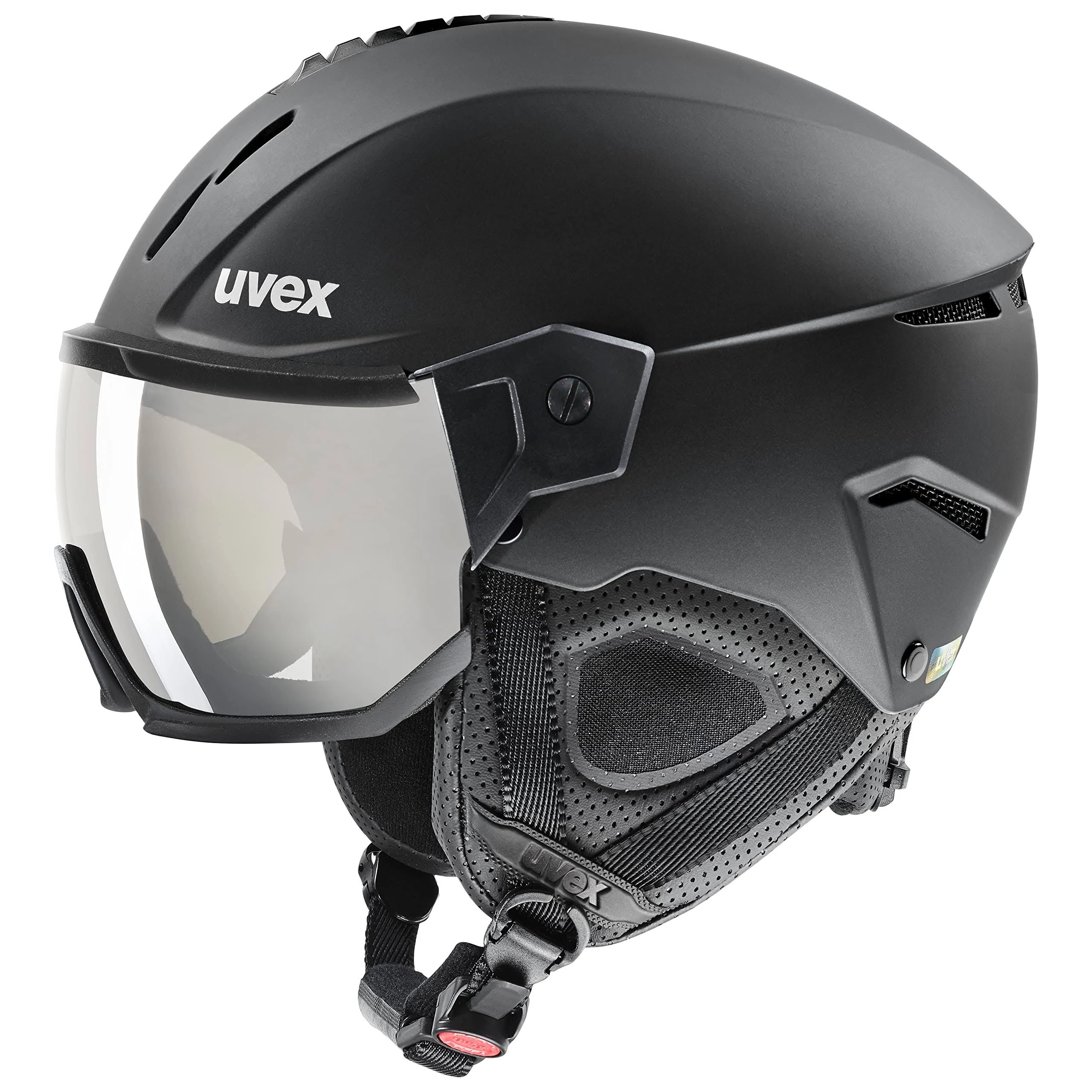 Uvex Instinct Visor, ski helmet, Black matt