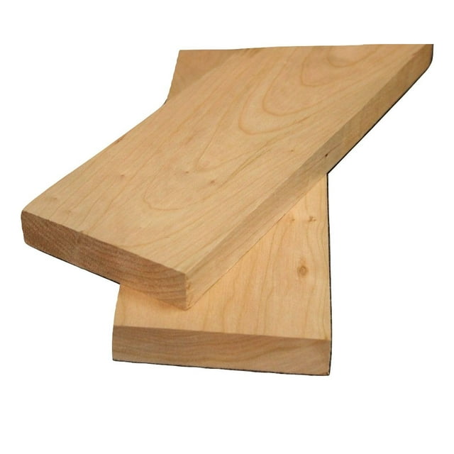 Cherry Lumber Board - 3/4" x 4" (2 Pcs) (3/4" x 4" x 12")