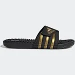 Adidas Adissage Post-Workout Massage Slides - Black / Gold Metallic (EG6517)