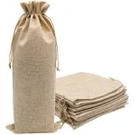 HRX Package 10pcs Burlap Wine Bags