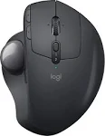 Logitech 910-005178 MX ERGO PLUS Advanced Wireless Trackball, Ergonomic Fit, 8 Buttons, Graphite