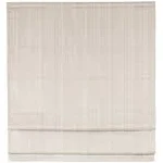 Madison Park Galen Basketweave Room Darkening Cordless Roman Shade, Ivory