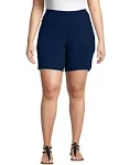 Just My Size Women's Plus Size Cotton Jersey Shorts, Pull-on Gym Shorts, 7" Inseam