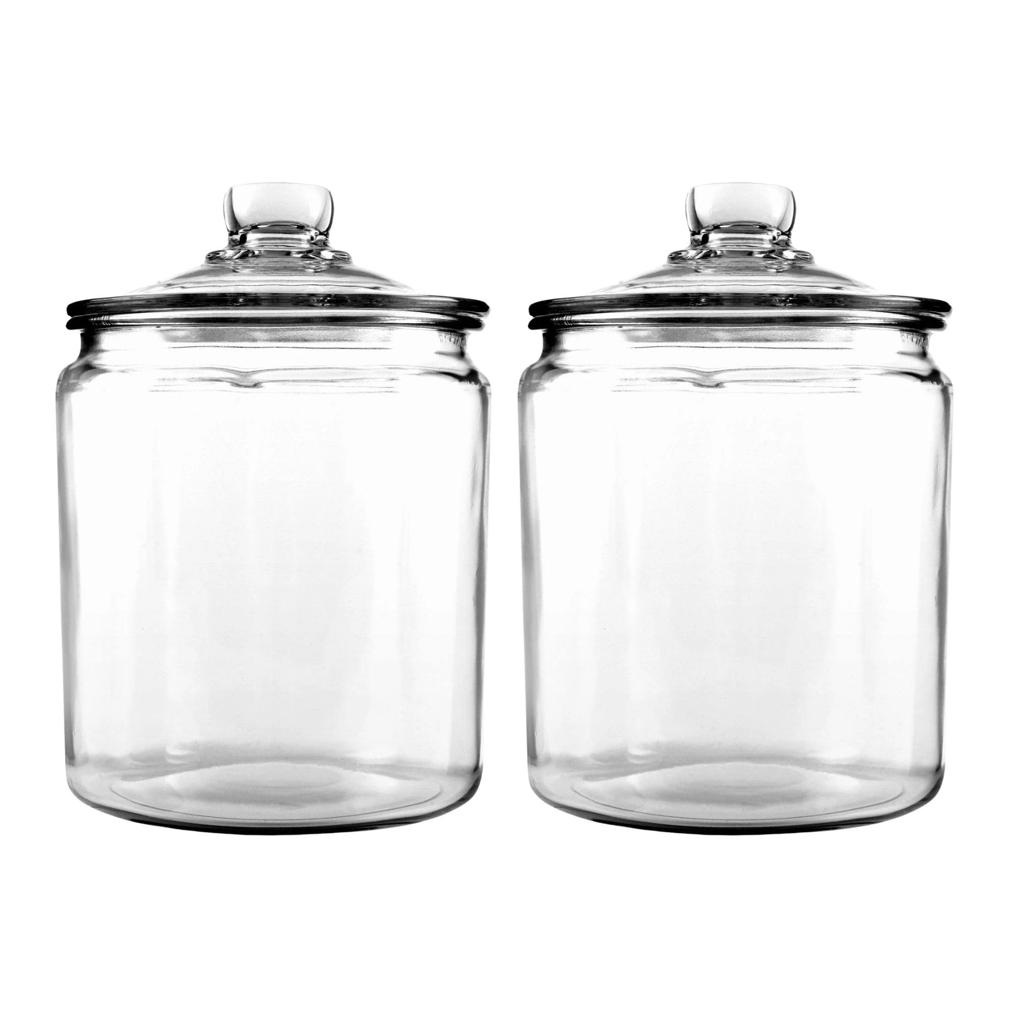 Heritage Hill 1/2 Gallon Glass Jar with Lid Set of 2