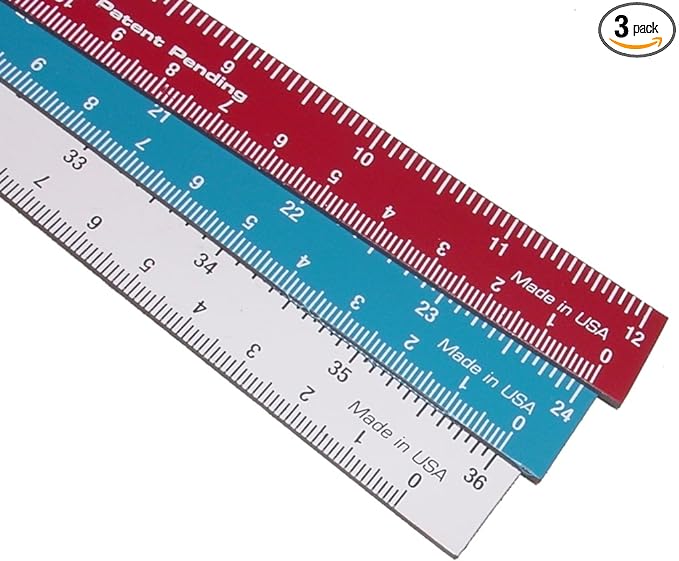 Motor Guard - Ruler Magnetic Set 1Ft 2Ft & 3Ft (MR3), One Size