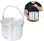 AceCamp® Camping Pot for Gas Stoves Made of Aluminium with Handle and Lid [Miscellaneous] - Camping Pots for Gas Cookers, Grills and Fire - Camping Pot Set Camping Pot - Camping Cooking Pot