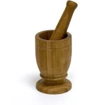 Imusa Mortar & Pestle, Bamboo