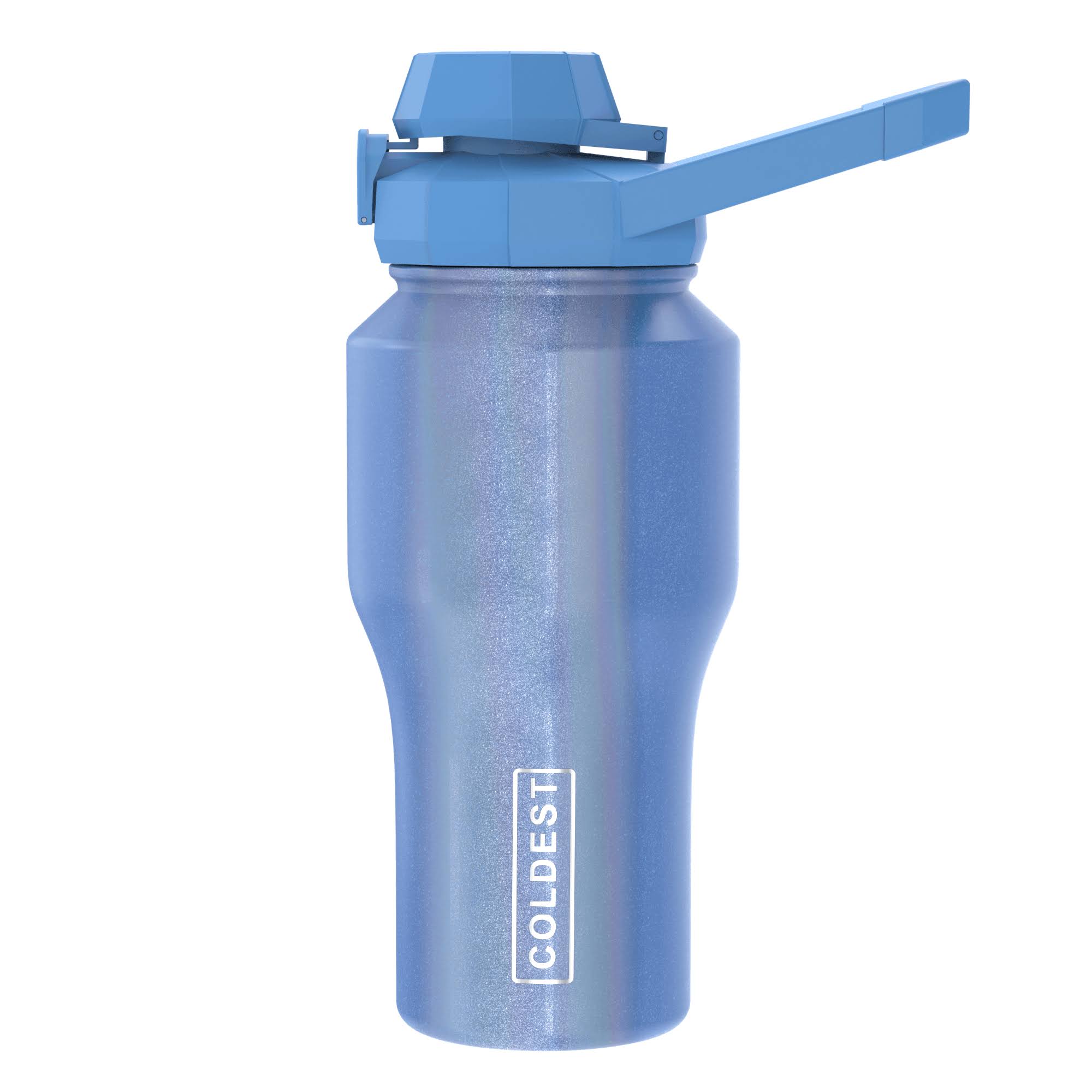 Coldest 26oz Shaker Bottle, Galactic Blue Glitter / 26oz