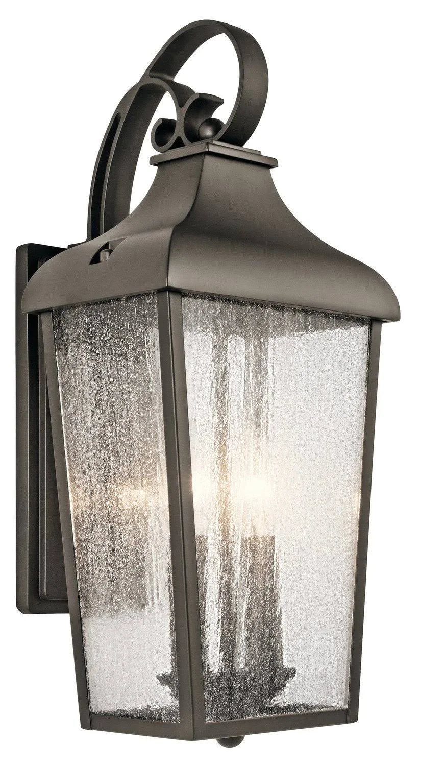 Kichler Forestdale 2 - Light Outdoor Wall in Textured Black 49736BKT