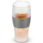 HOST Freeze Beer Glass, Freezer Gel Chiller Double Wall Plastic Frozen Pint Glass