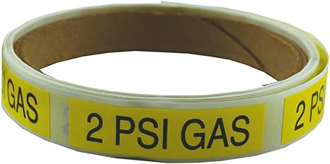 Jones Stephens J40481 100 RL GAS Line Marking Labels