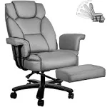 GYI Big and Tall Office Chair 400LBS with Wide Seat and Arms, 160° Reclining Off