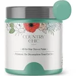 Country Chic Paint Bliss Teal Chalk Style Furniture Paint 16 oz