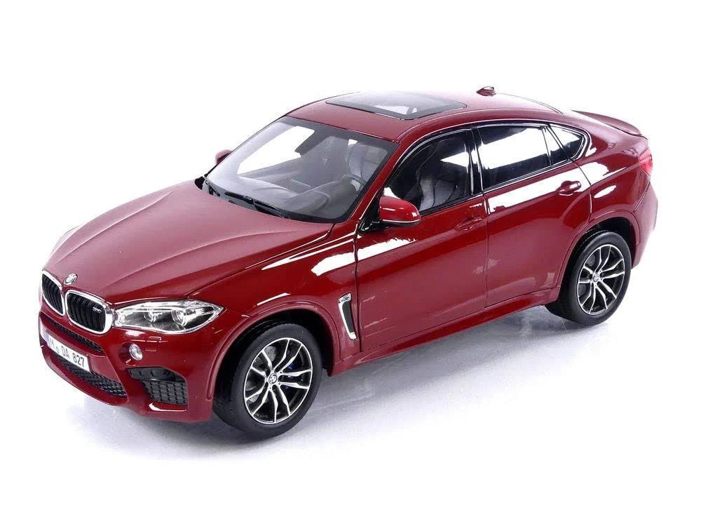 Norev NV183242 1:18 BMW X6 M 2015-Red Metallic Collectable Model, Multi