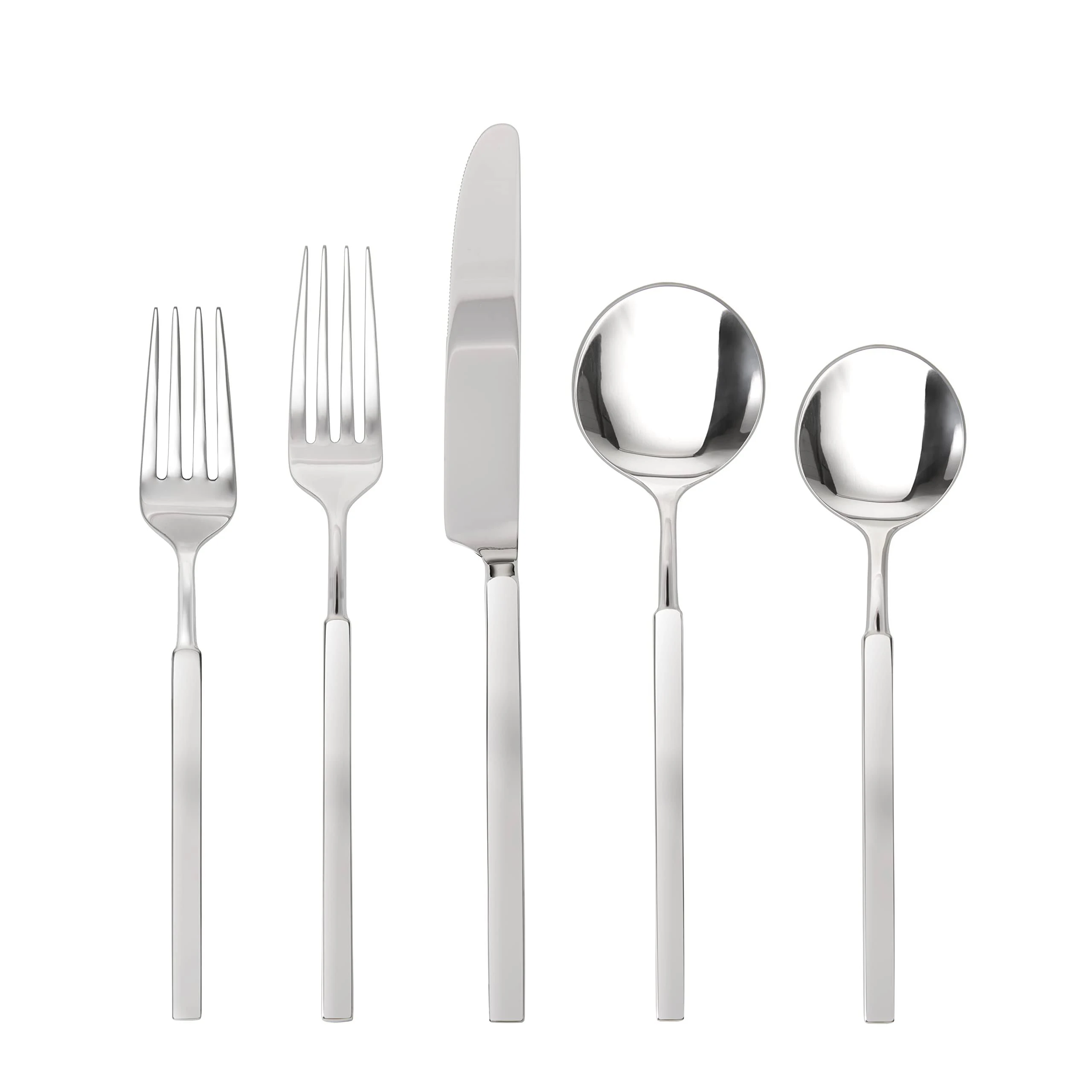 Fortessa Jaxson 20-Piece Stainless Steel Flatware Set