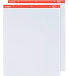 Universal UNV35600 27 in. x 34 in. Unruled Easel Pads/Flip Charts - White (50 Sheets, 2/Carton)