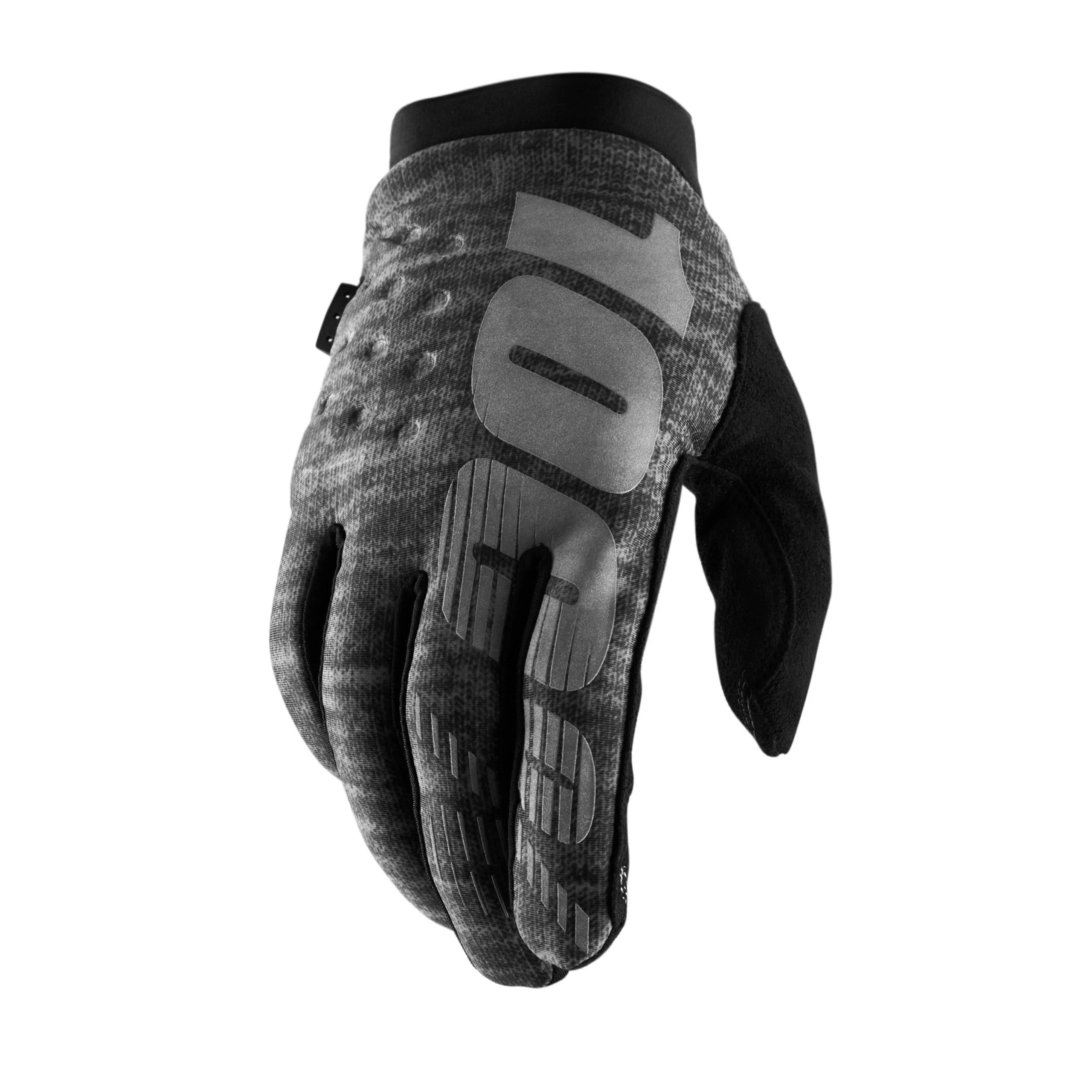 100% Brisker Gloves - Gray / Small