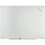 Tru Red Magnetic Tempered Glass Dry Erase Board, White, 4-ft x 3-ft (TR61196)