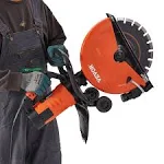 VEVOR Electric Concrete Saw, 14 in Circular Saw Cutter with 5 in Cutting Depth, Wet/Dry Disk Saw Cutter Includes Water Line, Pump and Blade, for Stone, Brick, Porcelain, Concrete, 3200W/15A Motor