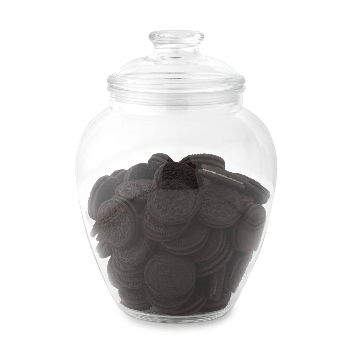 140-Ounce Acrylic Cookie Jar with Lid | Apothecary Jar | BPA-Free and Shatter...