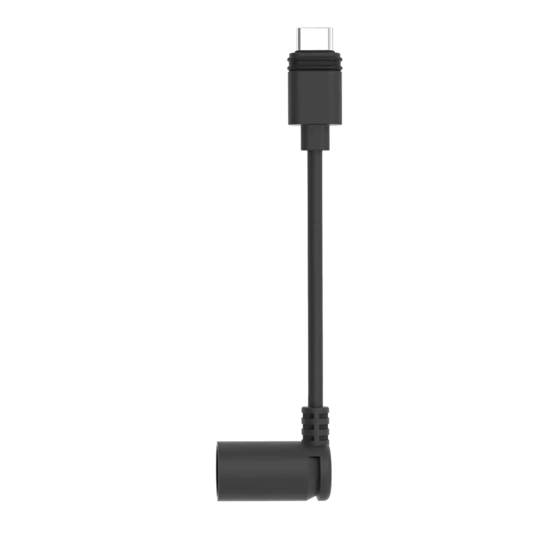 Ring Barrel Plug to USB-C Adapter for Solar Panels and Black 