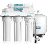 APEC Water Systems ROES-50 Essence Series Top Tier 5-Stage WQA Certified Ultra Safe Reverse Osmosis Drinking Water Filter System with Extra High