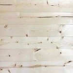 Skinnies 5.5" Pine Wood Wall Paneling in Blue Chalk Timeline Wood