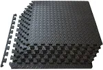 ProsourceFit Puzzle Exercise Mat ½”, EVA Interlocking Foam Floor Tiles for Home Gym, Mat for Home Workout Equipment, Floor Padding for Kids, Available in Packs of 24 SQ FT, 48 SQ FT, 144 SQ FT