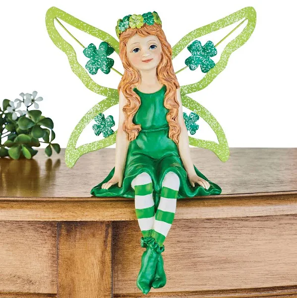 St. Patrick&#039;s Day Celtic Fairy Table Sitter Centerpiece Decor