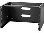 StarTech.com 6U Wall Mount Network Rack - 14 inch Deep (Low Profile) - 19" Patch Panel Bracket for Shallow Server and It Equipment, Network Switches -