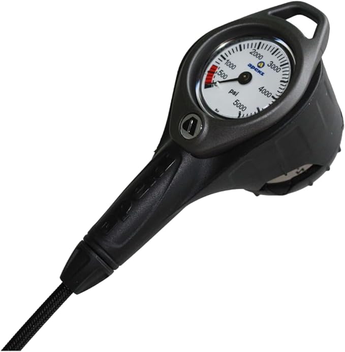 Apeks Submersible Brass Pressure Gauge (SPG) + Compass