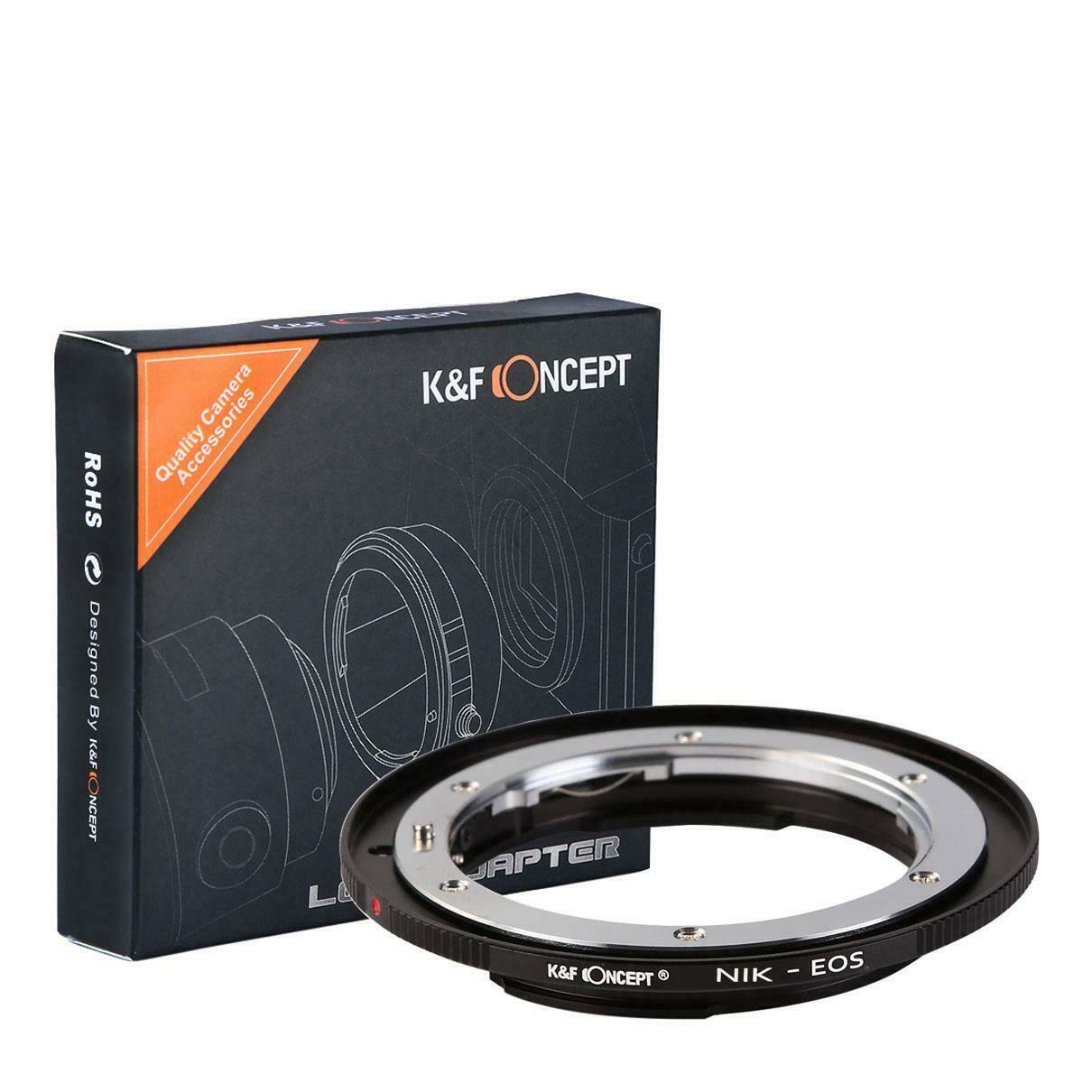 K&F Concept  Adapter Ring for Nikon F AI Lens to Canon EOS EF Cameras  EOS 600D  | eBay