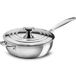 Stainless Steel Saucier Pan - 3.5 Qt - Greenhouse Home