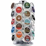 Keurig Storage Carousel Coffee Storage Holds 36 K-Cup Pods Silver New