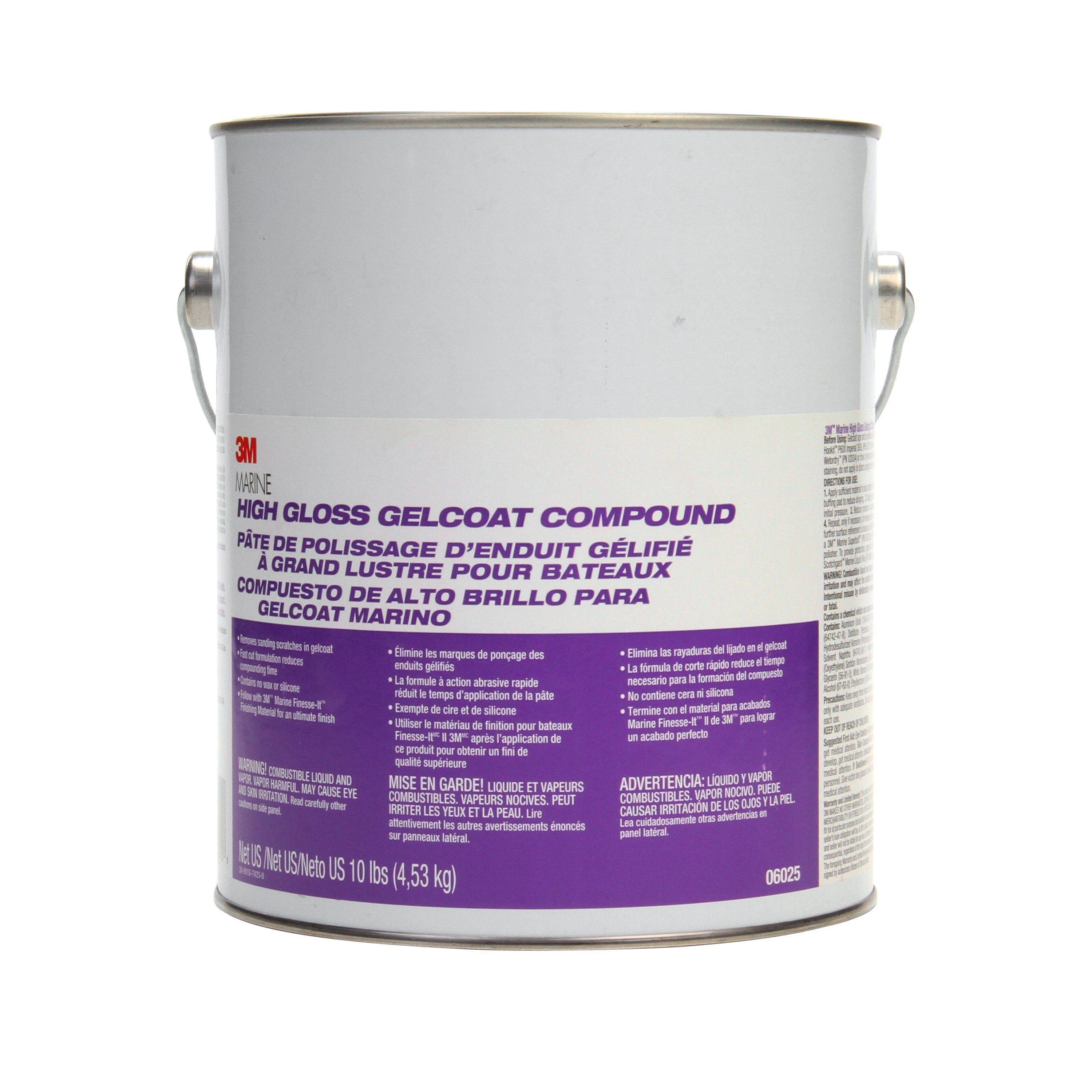 3M 06025 Marine High Gloss Gelcoat Compound