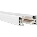 Does not apply 8 ft. 120-Volt White Single Circuit H-Track Lighting Fixed Track with 2 Endcaps