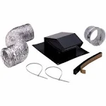  Roof Vent Kit,Flexible Duct,8 ft.