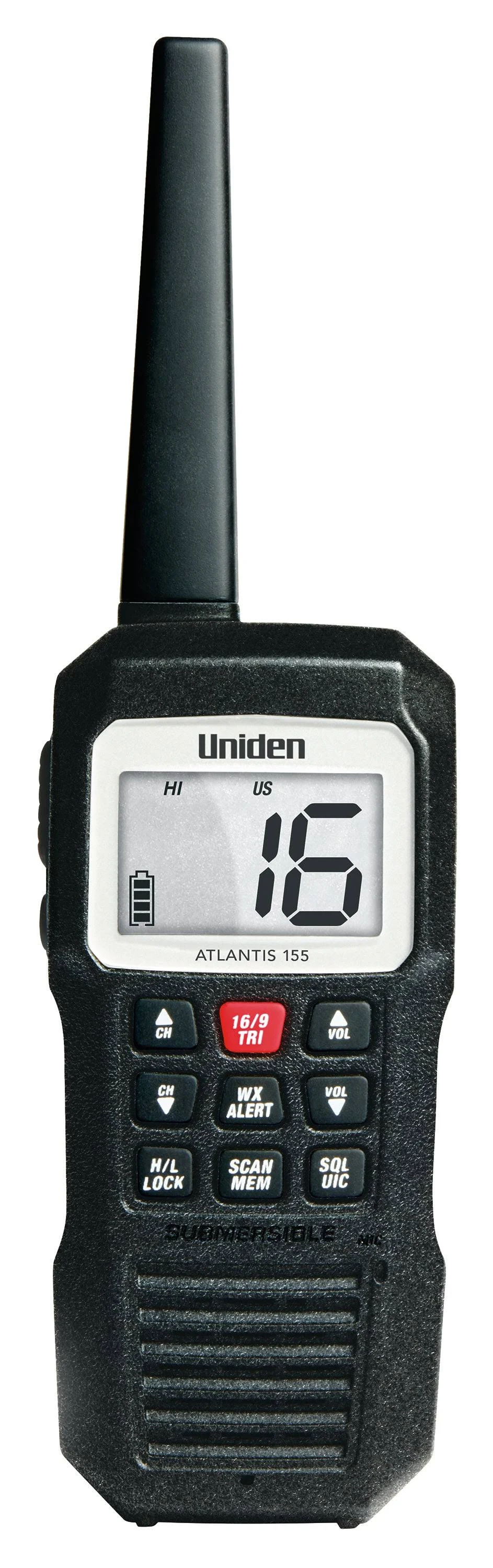 UNIDEN Handheld 2-Way VHF Marine Radio Floating ATLANTIS 155