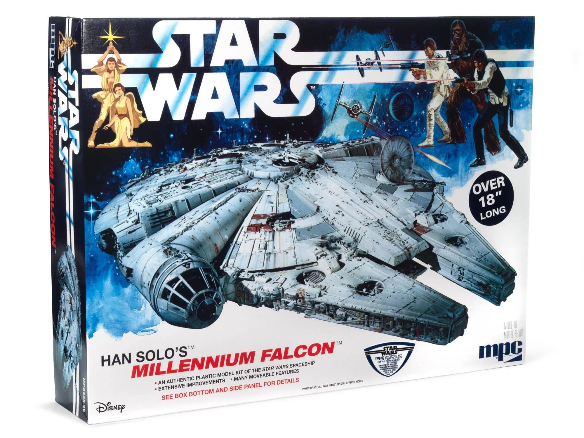 MPC Star Wars: A New Hope Millennium Falcon - Kit de modelo a escala 1:72