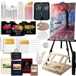 Modera Deluxe Artist Painting Set, 137-Piece Professional Art Paint Supplies Kit