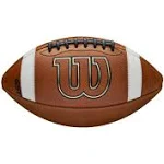 Wilson GST Leather Game Football