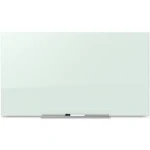 Quartet Magnetic Glass Dry Erase White Board, 50" x 28" Whiteboard, InvisaMount Horizontal Frameless Mounting (G5028IMW)